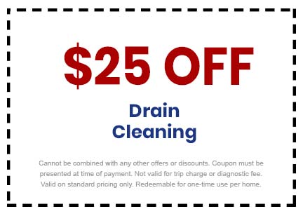 Discount on Drain Cleaning
