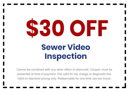 Discount on Sewer Video Inspection